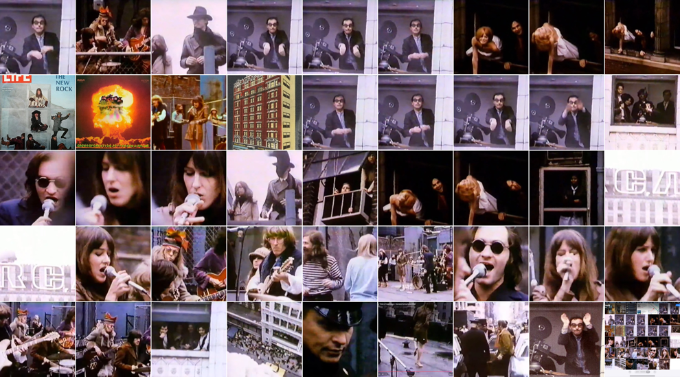 Jean-Luc Godard's 1 A.M. movie stille featuring Jefferson Airplane