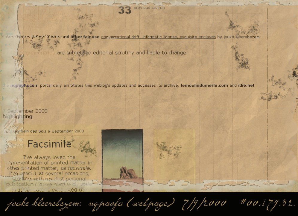 NQPAOFU 33 facsimile by Dirk Hine