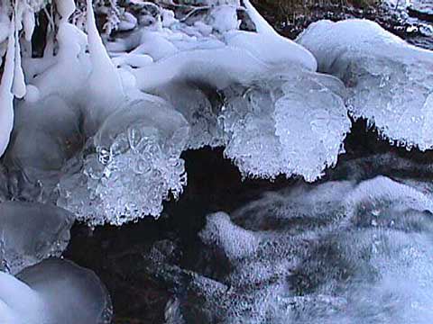 ice formation on the Beuvron