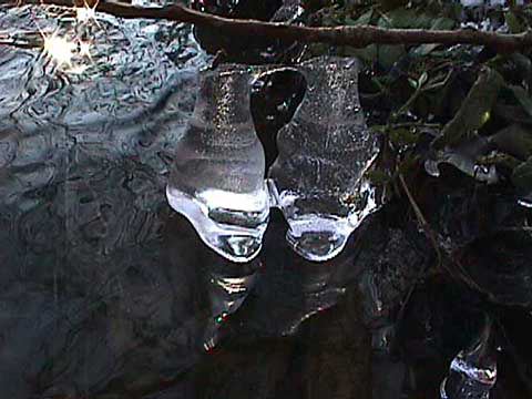 ice formation on the Beuvron
