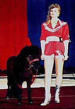 Heidi and pony circus act