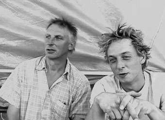 Hans left and his nephew Willem right