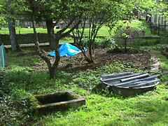 triangular herb garden becoming