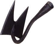 le fossoir ou deux pointes