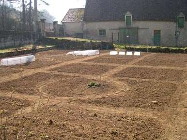 2003 moestuin lay-out