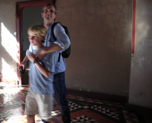 R and me in the Jacques Coeur house in Bourges