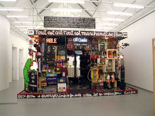 Ben bizart bazart at shopping exhibition