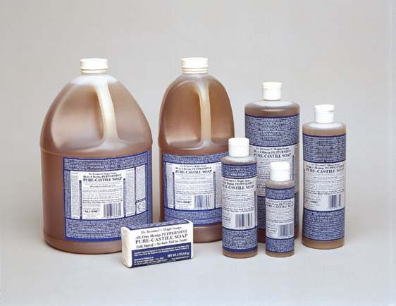 dr bronner peppermint castille soap