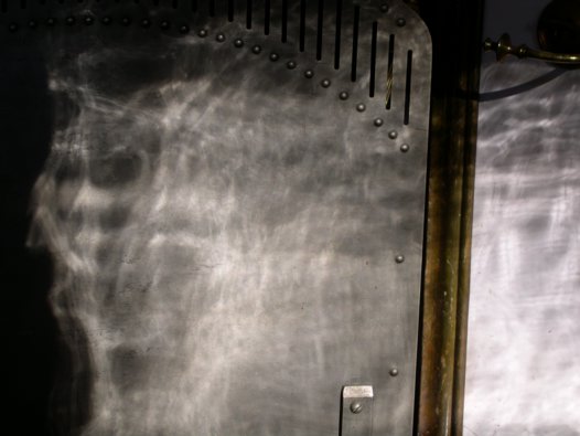 light reflecting from metal and ceramic surfaces