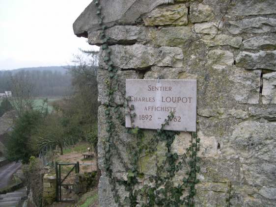 Sentier Charles Loupot in Chevroches